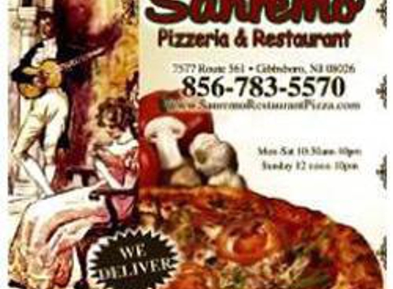 Sanremo Pizzeria & Ristorante - Gibbsboro, NJ