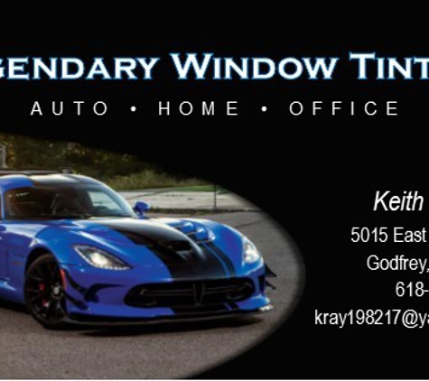 Ledgendary Window Tinting - Godfrey, IL. Multi-car discounts available!!