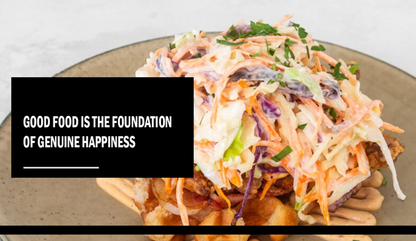 Cafe Qu Bah - Morwell, VIC. Good food is the foundation of genuine happiness.