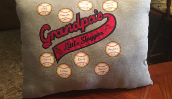 Theresa's Comfy Pillows & More - Kennett, MO. Keepsake sweatshirt pillow