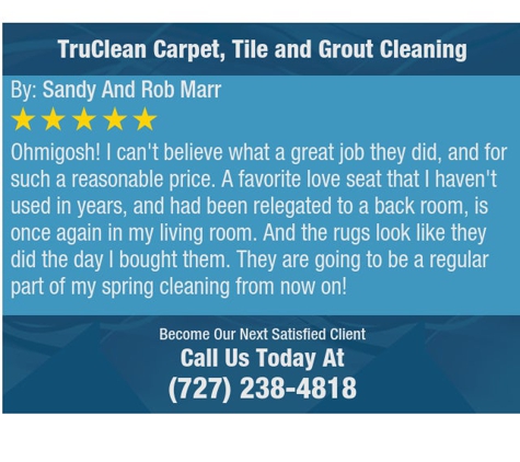 Truclean Carpet, Tile & Grout Cleaning - Seminole, FL