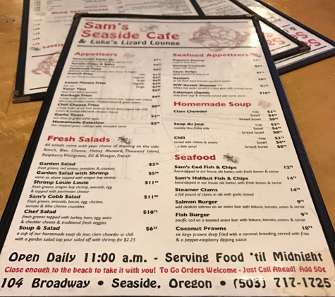 Sam's Seaside Cafe - Seaside, OR