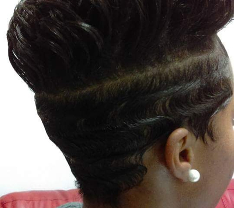 2 Of A Kind Hair Studio - Palm Coast, FL. High Top w Fingerwaves