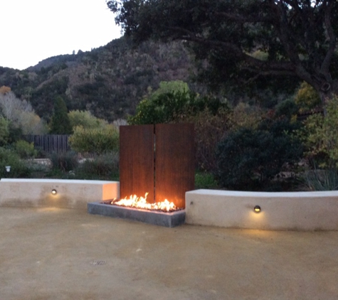 Robert Shuler Design - Pacific Grove, CA. Carmel Outdoor Fire Place