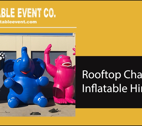 The Inflatable Event Company Victoria PTYL - Clayton South, VIC. Rooftop Character Inflatable Hire