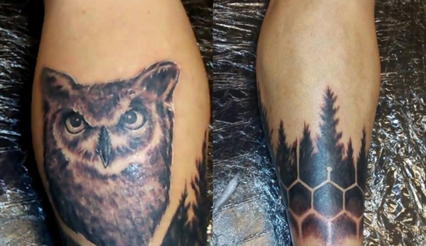 Iron Raven Tattoo Company - Palmetto, FL. Owl Tattoo by Manny Lopez!