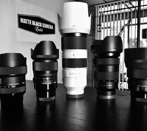 Matte Black Cameras Rentals - Tempe, AZ. Sony & Sigma lenses