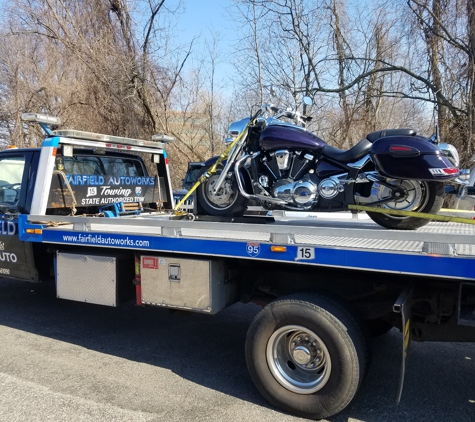 Fairfield Auto Works - Bridgeport, CT. Motorcycle transport