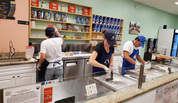 Steel N Roll -Rolled Ice Cream - Vero Beach, FL. Kate and Bill Lewis stopping in for ice cream at Steel N Roll in Vero Beach, Florida.