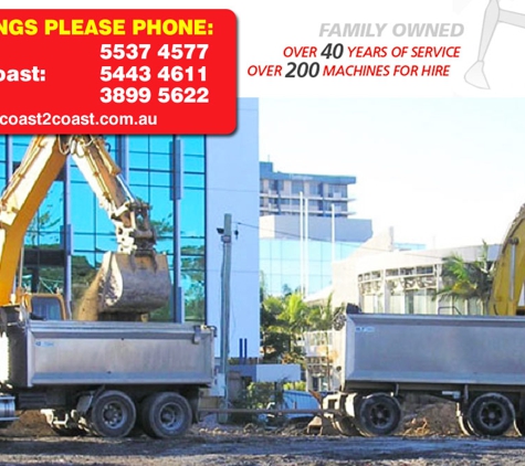 Coast 2 Coast Earthmoving - Riverview, QLD. Professional advice with honest and reliable service.