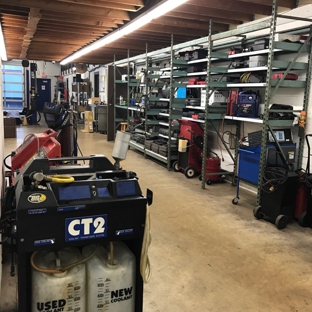 Marks Auto Service - Rockford, IL. Flush machines and shop tools