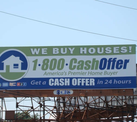 1-800 Cash Offer - We Buy Houses. Cash Offer Billboard