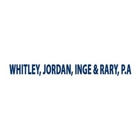 Whitley, Jordan, Inge & Rary, P.A.