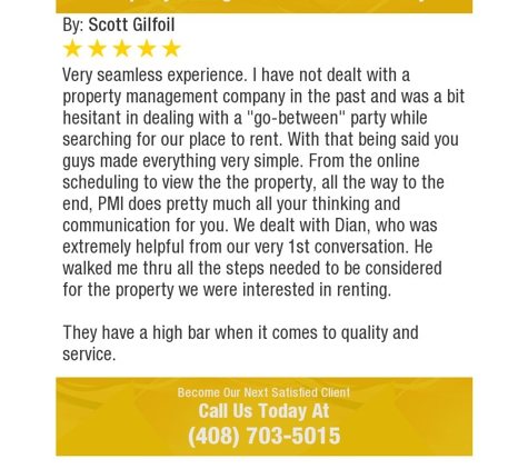 Property Management Inc - Silicon Valley - Cupertino, CA