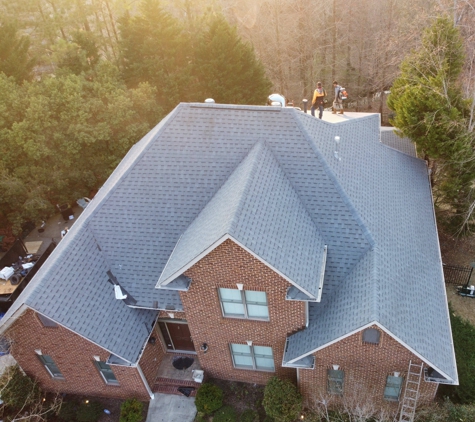 Birmingham Roofs - Birmingham, AL. Roof work in progress in Hoover, Alabama