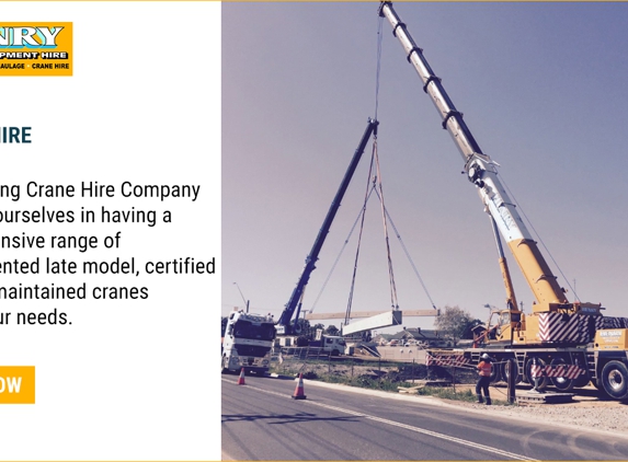 Henry Plant & Equipment Hire Pty Ltd. - Lithgow, NSW. Crane Hire