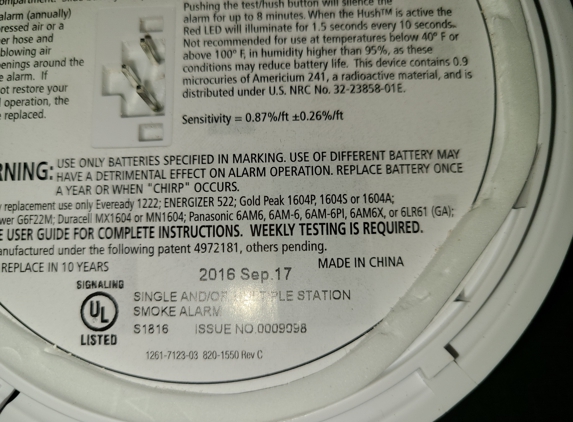 Prestige Electric Company of Florida LLC - Orlando, FL. house built in 2018 used alarm out in new system