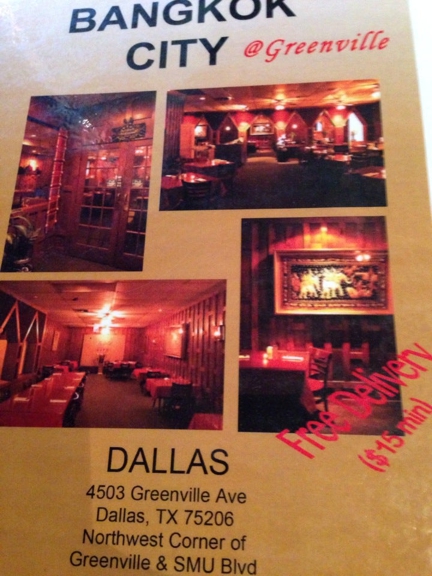 Bangkok City Restaurant - Dallas, TX