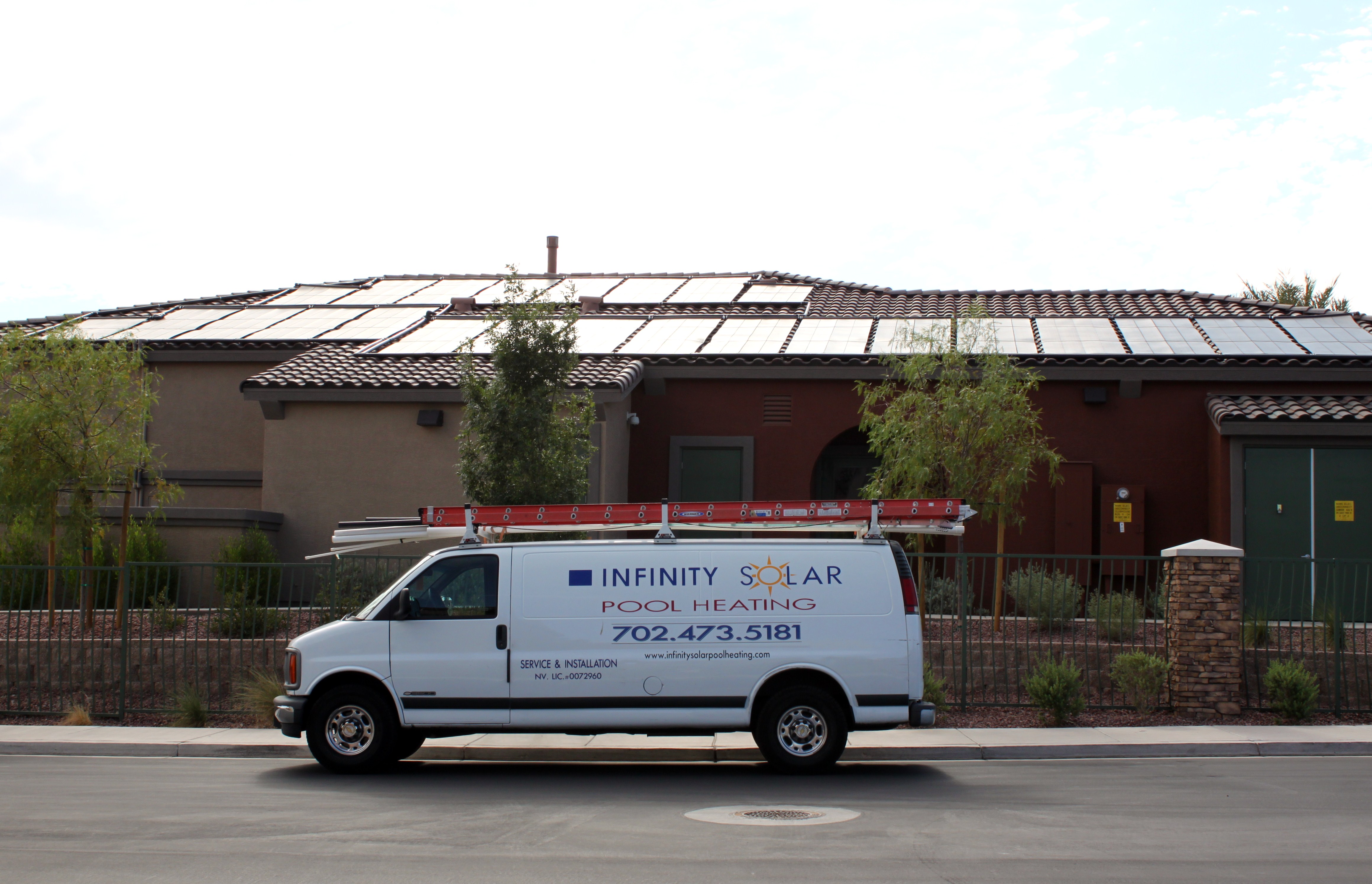 infinity solar pool heating