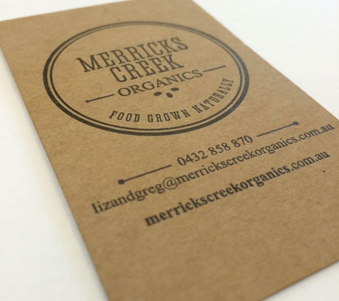 Mid Coast Printing. Letterpress Business cards