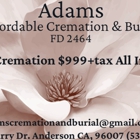 Adams Affordable Cremation & Burial