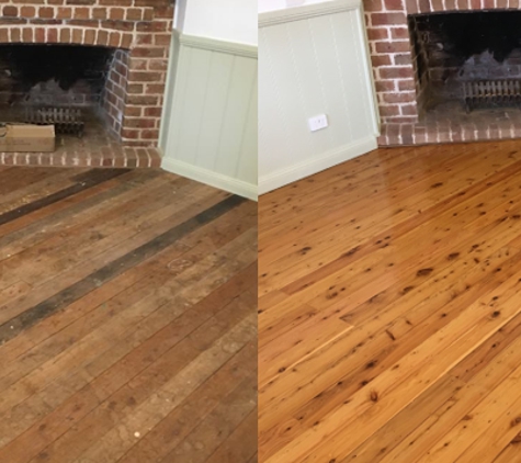 Orange & District Floor Sanding & Carpentry - Orange, NSW. Polished Floorboards Before & After