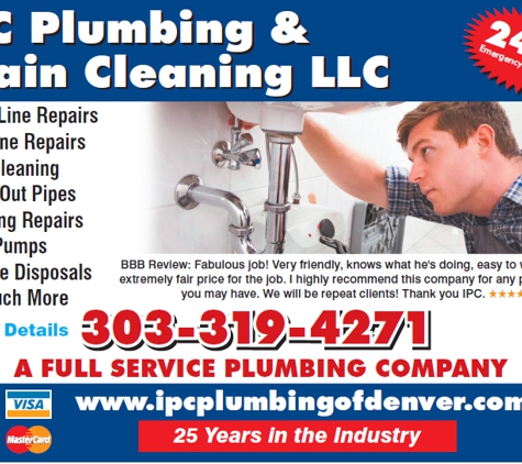 IPC Plumbing & Drain Cleaning - Thornton, CO