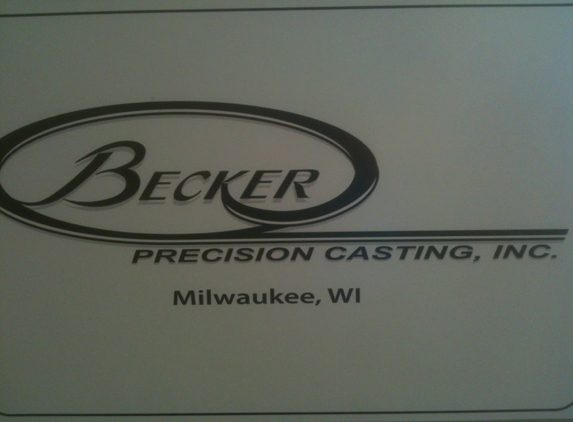 Becker Precision Casting Inc - Milwaukee, WI