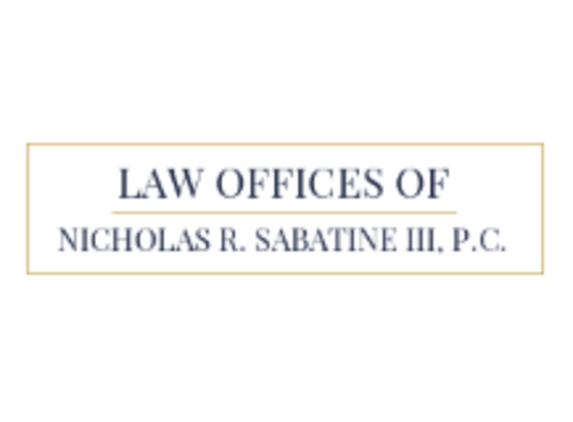 Law Offices of Nicholas R. Sabatine III, P.C. - Wind Gap, PA