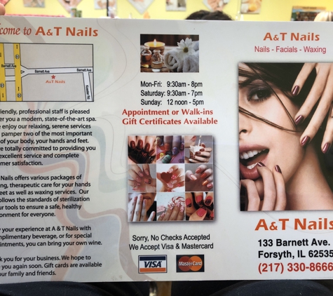 A&T Nails - Forsyth, IL