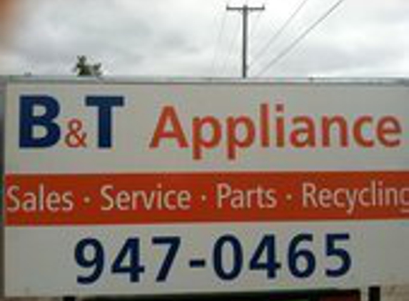 B & T APPLIANCE PARTS & RECYCLING CENTER - Traverse City, MI