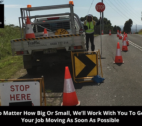 Traffic Professionals - Pointer Mountain, NSW. No Matter How Big Or Small, We’ll Work With You To Get Your Job Moving As Soon As Possible