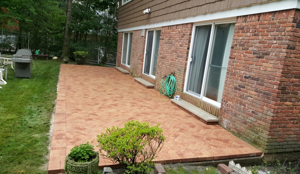 Luis Contracting corp. Pavers Patio, work in progress