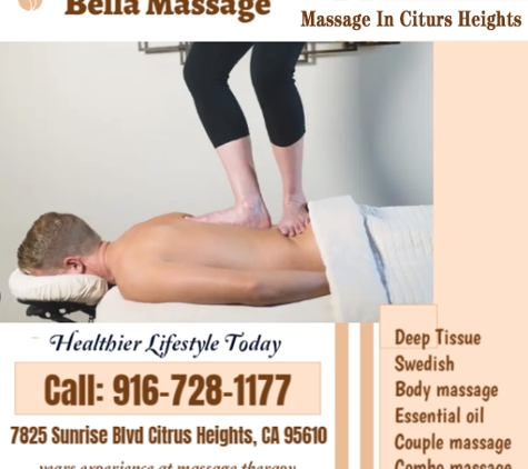 Bella Massage - Citrus Heights, CA