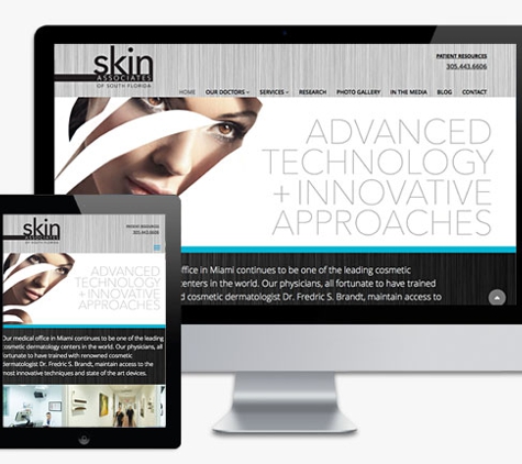 All Design Studio - Miami, FL. Cosmetic Dermatology Website Development