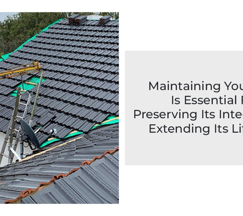Associated Roof Tiling - Mount Gambier, SA. Maintaining Your Roof Is Essential For Preserving Its Integrity And Extending Its Lifespan
