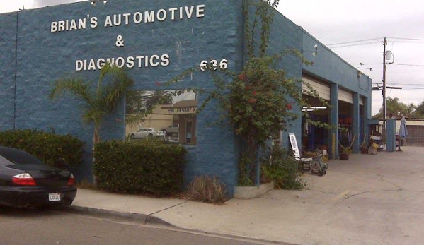 Brian's Automotive and Diagnostics - Escondido, CA