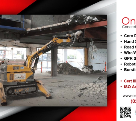Online Concrete Cutting Services - Seven Hills, NSW. Robotic Demolition