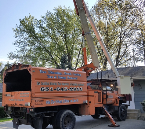 Twin City Tree Service - Saint Paul, MN. Our Bucket truck or Ariel lift.