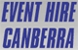 Event Hire Canberra Logo