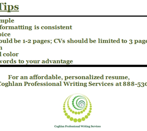 Coghlan Professional Writing Services - Tupelo, MS