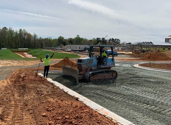 Ruston Paving Co Inc. - Greensboro, NC. Stone Base Installation