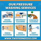 Twisted Nozzle Pressure Washing