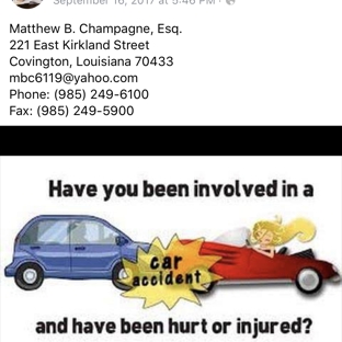 Matthew B Champagne Attorney - Covington, LA