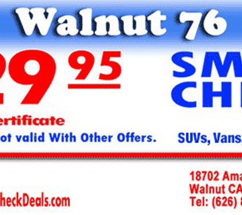 Walnut 76 Smog Check - Walnut, CA