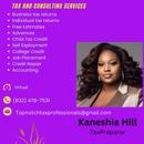 Kaneshia Hill - Intuit TurboTax Verified Pro - Tax Return Preparation