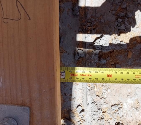 Country Living Homes Pty Ltd - Moonta, SA. Frame overhang on slab