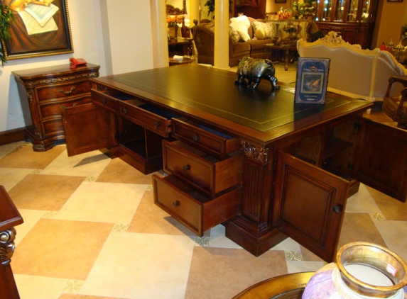 MBW Furniture, Inc. - Atlanta, GA. orleans international cherry mahogany 2 pc classical french executive desk set