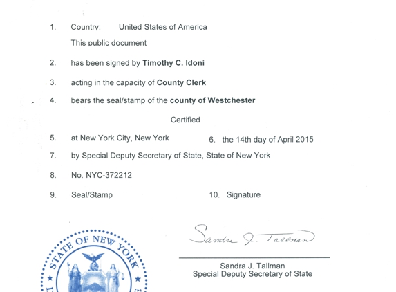 Notary & Apostille Service Inc. - Copiague, NY