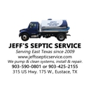 Jeff's Septic Service - Septic Tanks-Treatment Supplies